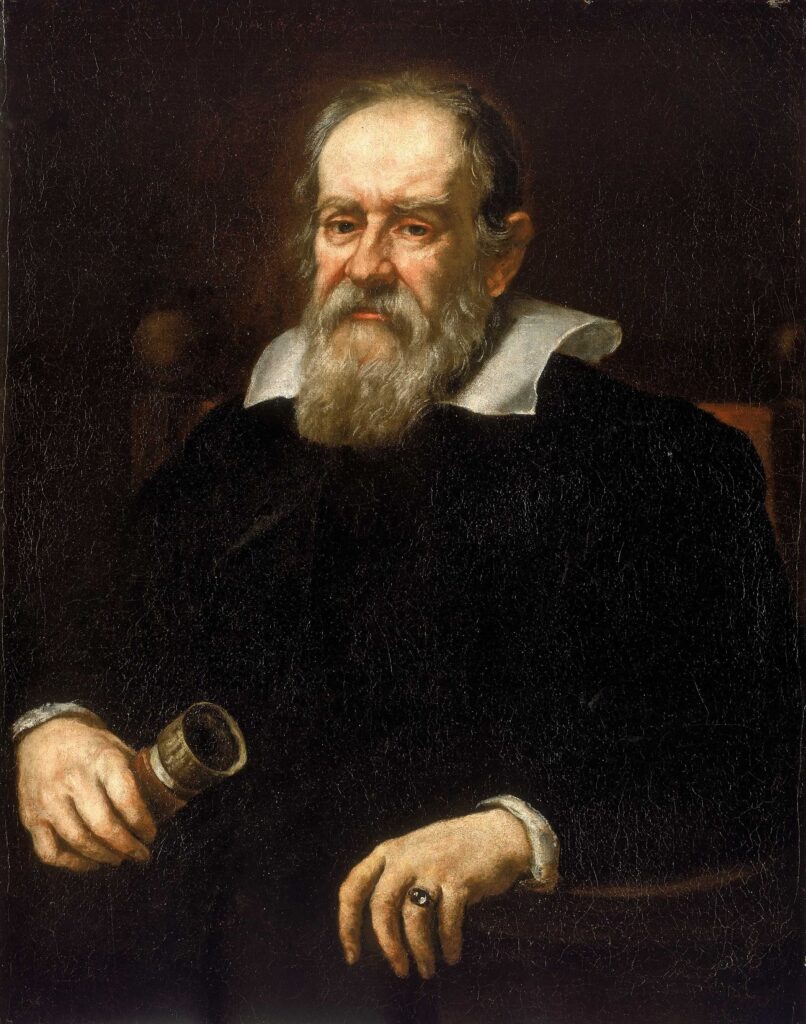 Porträt von Galileo Galilei, Gemälde von Justus Sustermans 1636