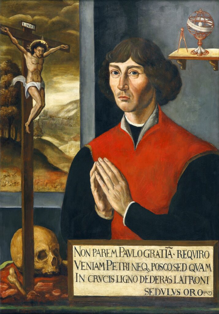 Porträt von Nikolaus Kopernikus, Epitaph in Thorn