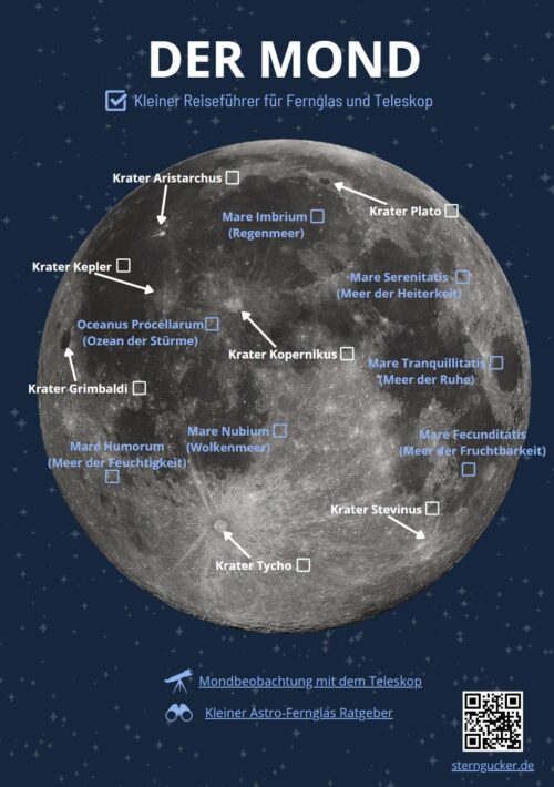 Teleskop für Kinder Mond
