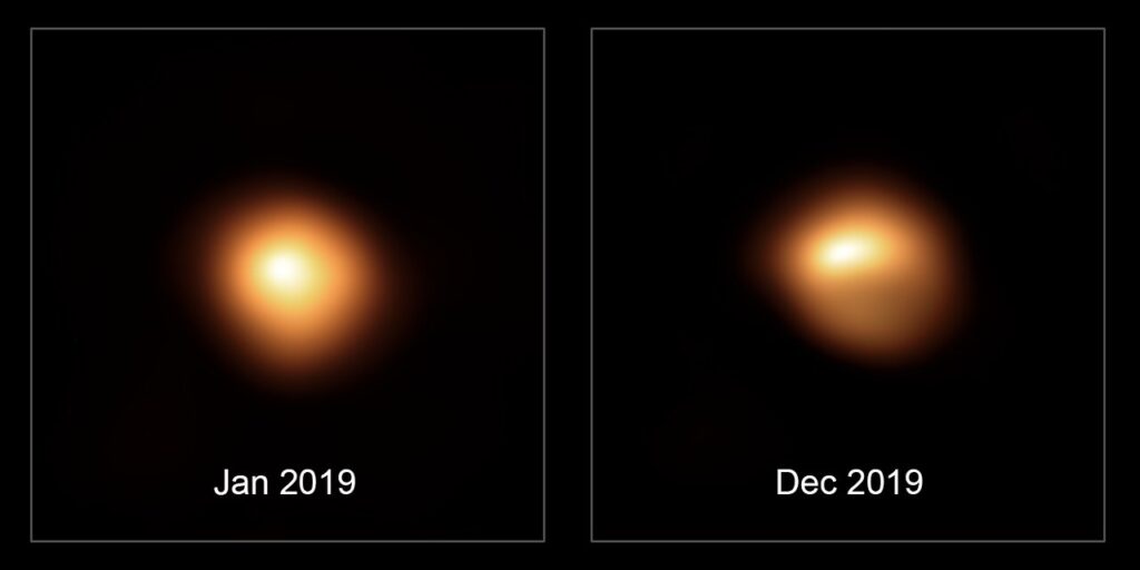 Variazione di luminosità di Betelgeuse