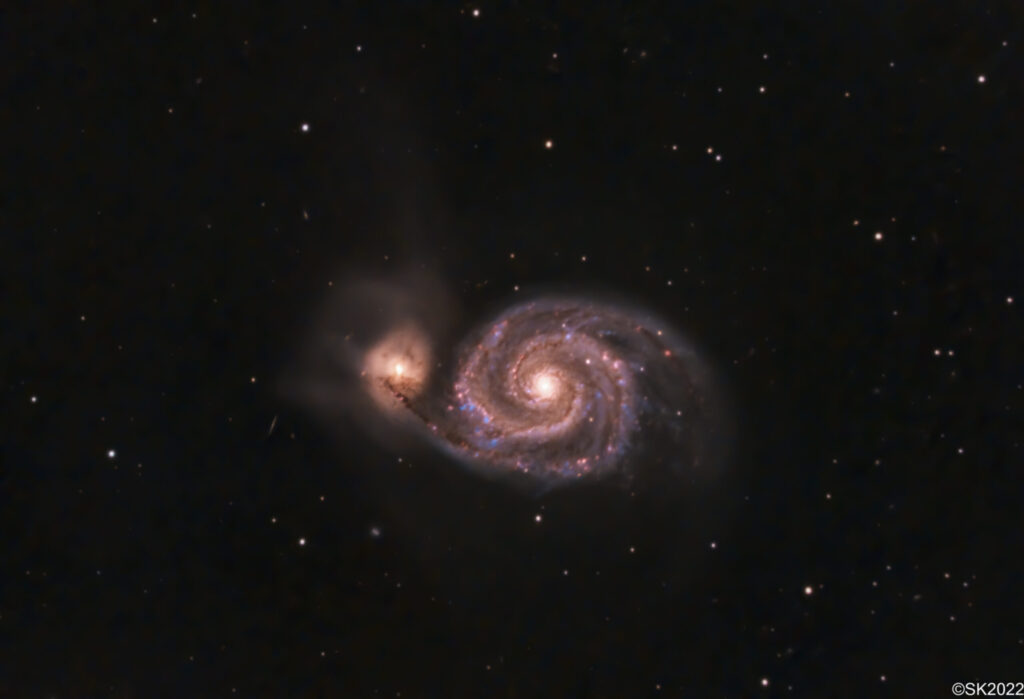 Irreguläre Galaxie M51