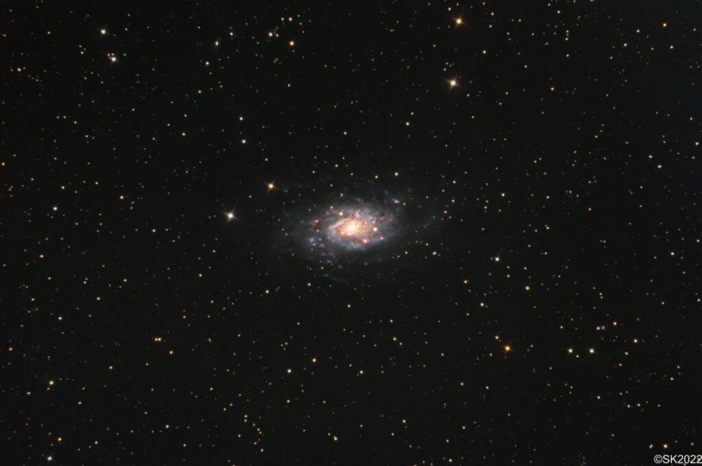 Balkenspiral Galaxie NGC 2403