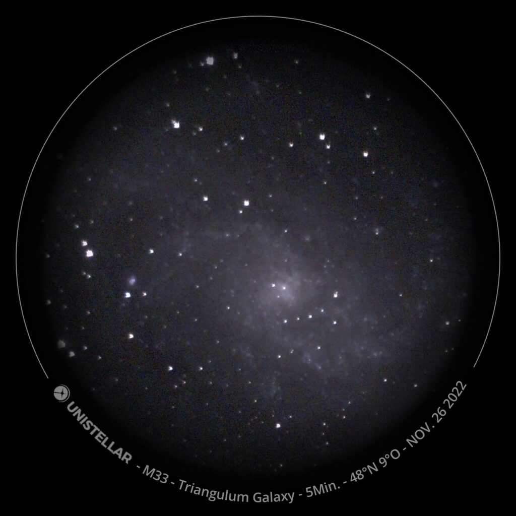 Triangulum Galaxie im eVscope 2