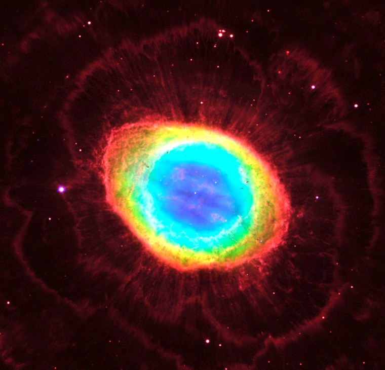 Nébuleuse de l'Anneau M57 dans la constellation de la Lyre, photographiée avec le télescope Hubble