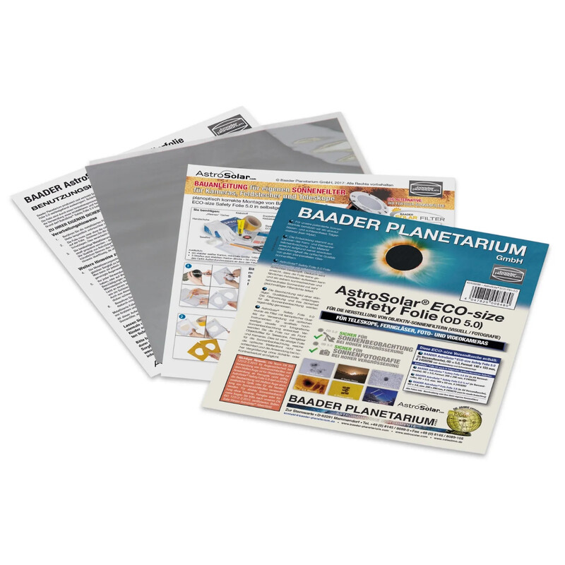 Baader AstroSolar ECO-size Folie OD 5.0 (14x15,5 cm)