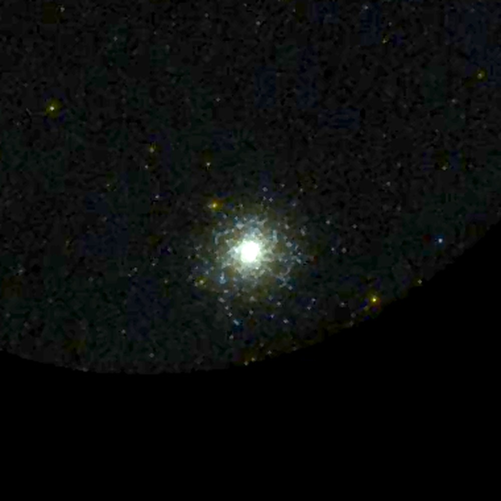 Der Kugelsternhaufen Messier 2 im Sternbild Wassermann, in Einzelsterne aufgelöst.