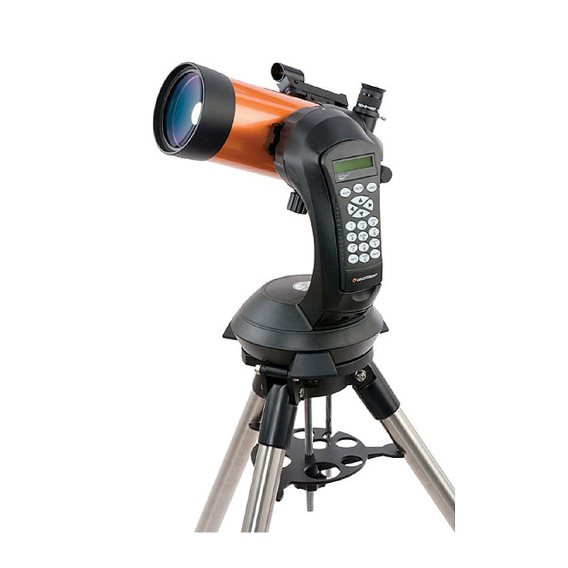 Celestron NexStar 4SE Maksutov telescope on its single-arm GoTo mount and tripod