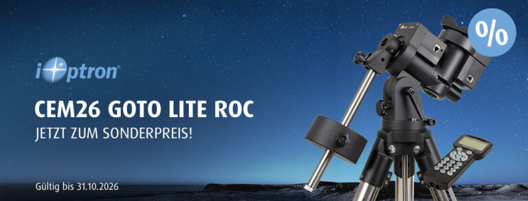 Aktion: iOptron CEM26: Astrofoto-Montierung zum Sonderpreis