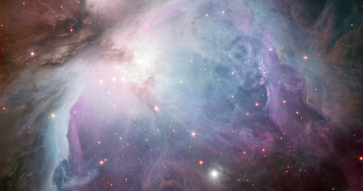 Orionnebel M 42 in Farbe, aufgenommen von der ESO